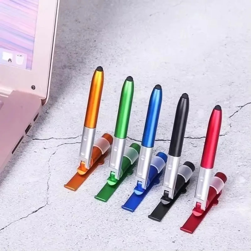 Writing Tools - ปากกาลูกลื่นอเนกประสงค์ 4 in 1 พร้อมไฟ LED