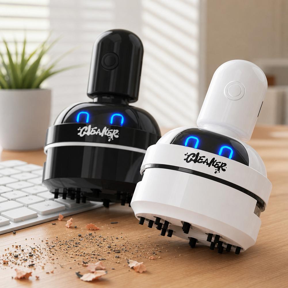 เครื่องดูดฝุ่นขนาดเล็กแบบพกพาไ - Mini Desktop Vacuum Cleaner For Eraser Dust บทวิจารณ์และราคา