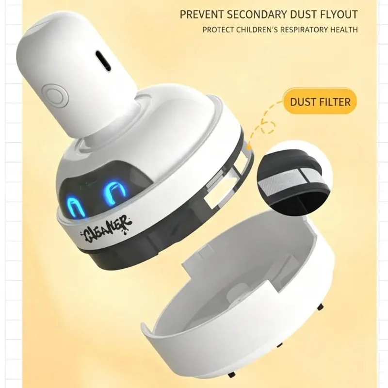เครื่องดูดฝุ่นทำความสะอาดโต๊ะท - Mini Desktop Vacuum Cleaner For Eraser Dust บทวิจารณ์และราคา